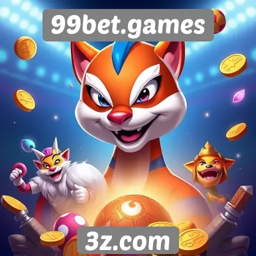 Variedade de jogos disponíveis na plataforma 99bet.games